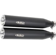 RevTech Prestaties Slip-On Muffler Zwart Past op:> 14-16 Sportster - Copy