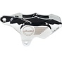 Pinza de freno GP negra o cromada Compatible con:> 84-99 Sportster, 85-94 FX Model, 91-99 Dyna, 84-99 Softail, 86-99 Touring