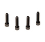 handlebar clamp bolt set. Black  Black zinc plated steel for the true Black-Out look.