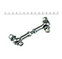 Brake Anchor rods with ball joints 3/8 inch