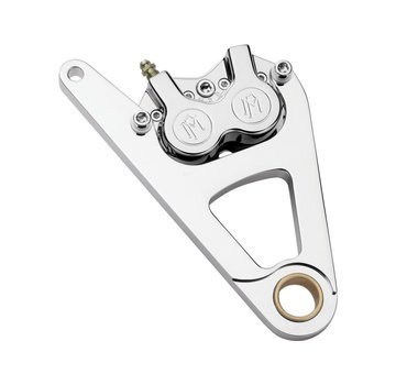 Performance Machine right front 4-p caliper with bracket  Fits: > 88-99 Softail FXSTS Springer