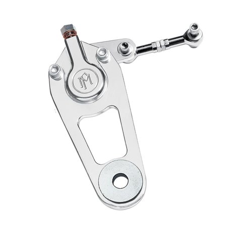 Performance Machine 2-Piston Springer Brake Caliper Polished  with bracket Fits: > 88-99 Softail FXSTS Springer