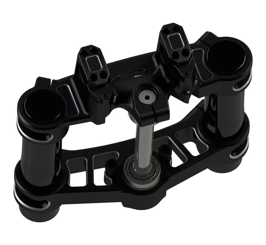 SP-S Triple Tree Kit Black Cut Anodized Fits:>  21-22 Sportster S RH1250S