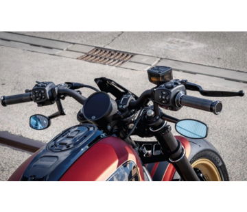 Thunderbike Sportster S y Nightster Manillar Negro 28,6 mm Satinado Se adapta a:> 21-23 Sportster RH