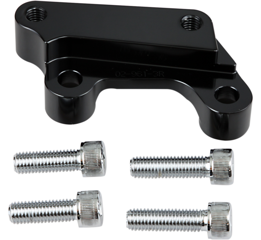 14" Brake Caliper Adapter Kit Fits: > 08-21 Touring; 19-21 Trikes