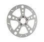 Rotor de frein Rodder en acier inoxydable poli 13" avant Compatible avec : > 00-20 Sportster, 00-17 Dyna, 00-21 Softail, 00-21 Touring, 09-21 Trike