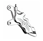 caliper for 13 inch rotor  Fits: > 00-14 Softail; 00-17 Dyna; 00-07 Touring; 00-13 XL; 02-05 V-Rod