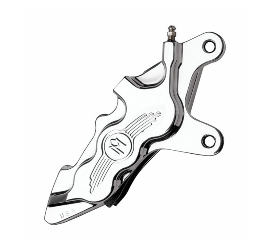 caliper for 13 inch rotor  Fits: > 00-14 Softail; 00-17 Dyna; 00-07 Touring; 00-13 XL; 02-05 V-Rod