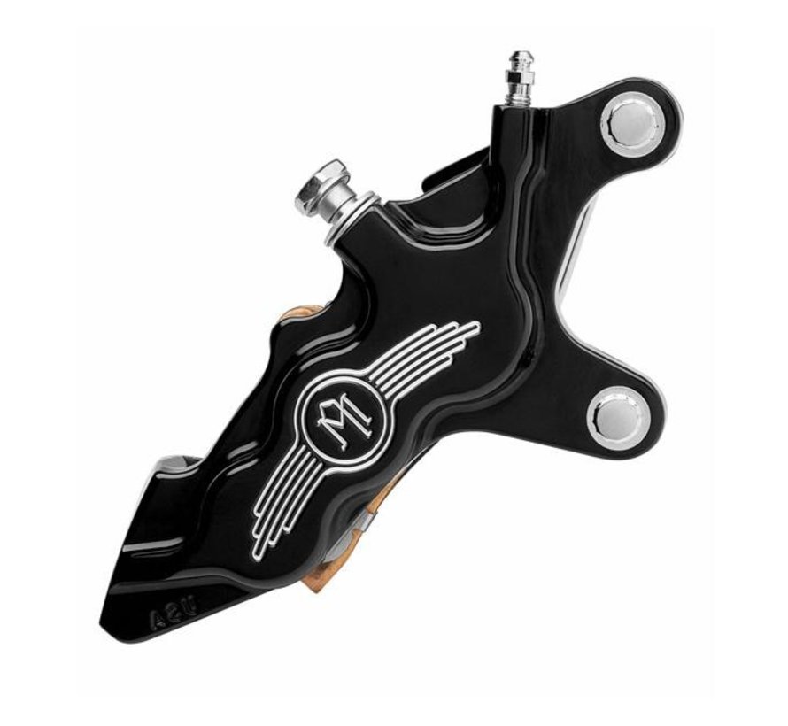 caliper for 13 inch rotor  Fits: > 00-14 Softail; 00-17 Dyna; 00-07 Touring; 00-13 XL; 02-05 V-Rod