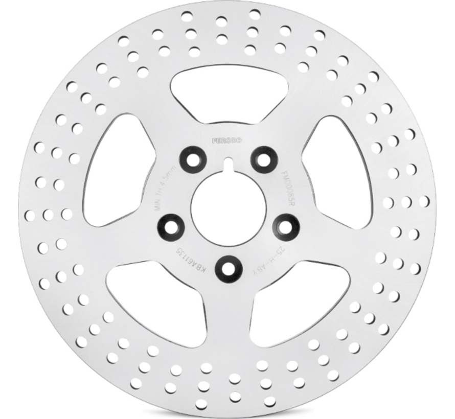 Brake Rotor 5-Hole Stainless Steel 11,5 inch Fits:> 84-99 HD model