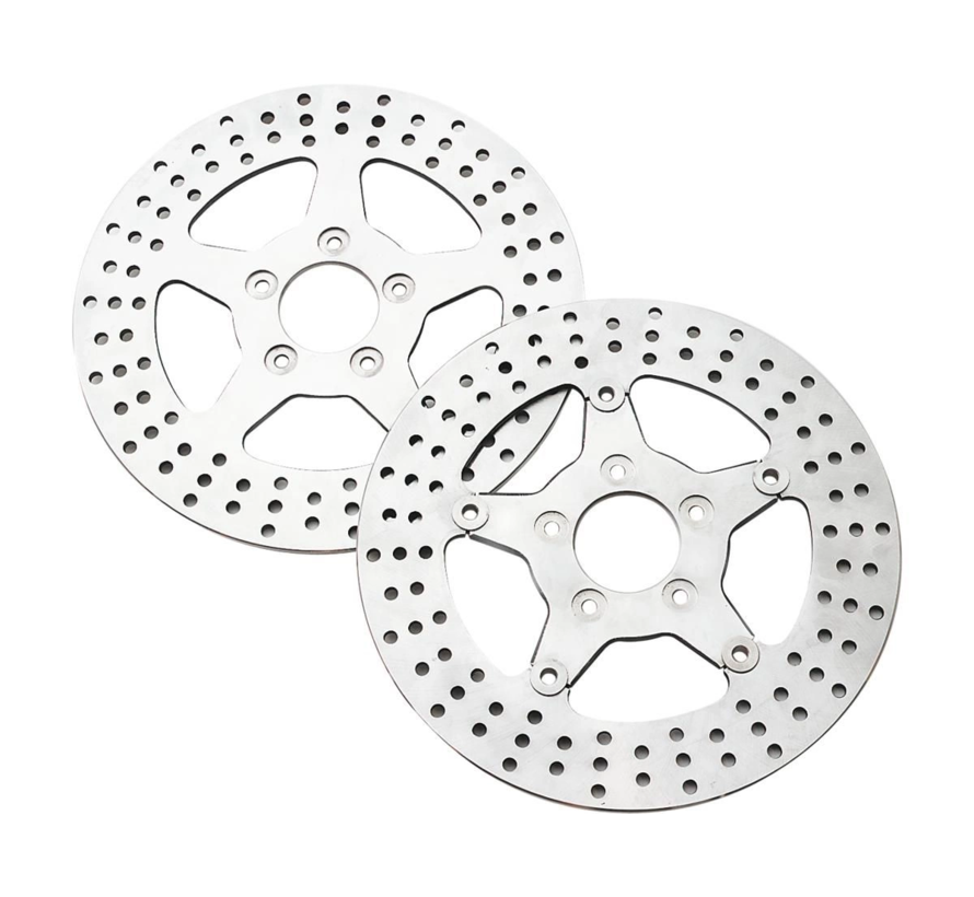 Brake Rotor 5-Hole Stainless Steel 11,5 inch Fits:>  00-13 Sportster, 00-05 Dyna, 00-14 Softail, 00-07 Touring