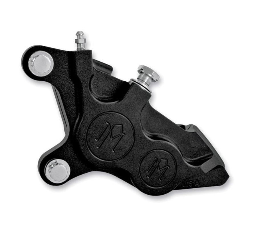 4-piston caliper for 11.5  inch rotor  Fits: > 84-99 Bigtwin., XL Sportster