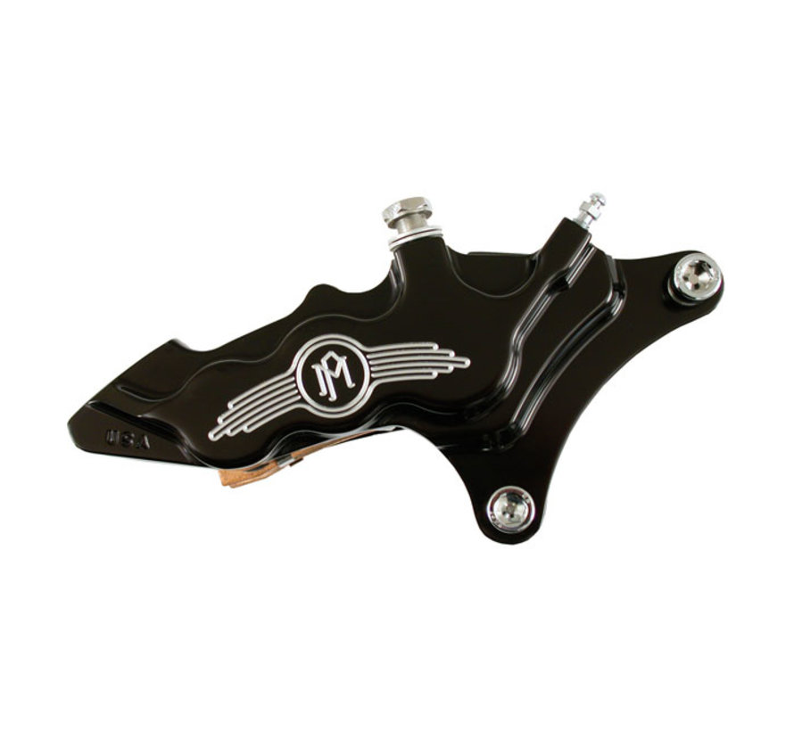 6-piston caliper for 11.5 inch rotor  Fits: > 84-99 Bigtwin., XL Sportster