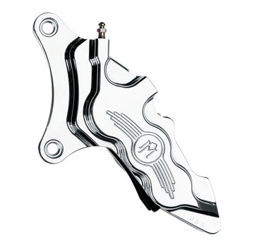 Performance Machine 6-piston caliper for 11.5 inch rotor  Fits: > 00-14 Softail ; 00-17 Dyna; 00-07 Touring; 00-13 XL; 02-05 V-Rod