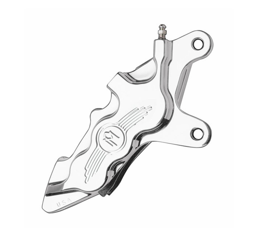 6-piston caliper for 11.5 inch rotor  Fits: > 00-14 Softail ; 00-17 Dyna; 00-07 Touring; 00-13 XL; 02-05 V-Rod