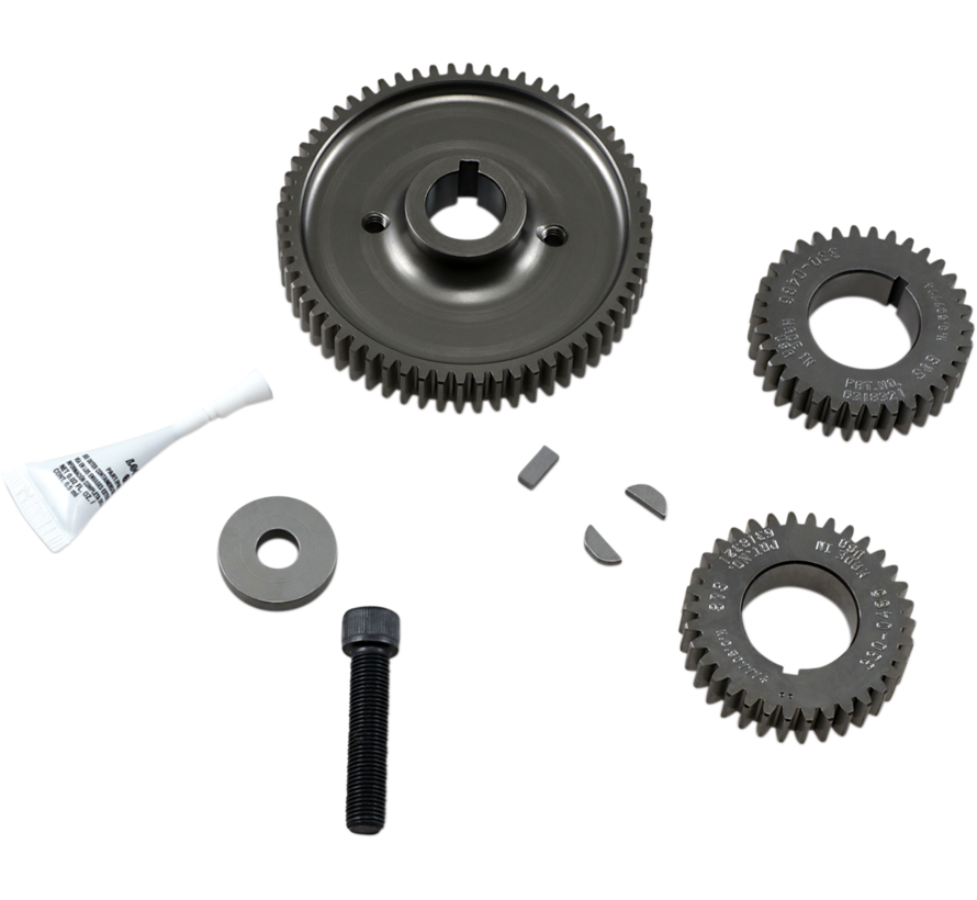 4 Gear Set voor Gear-Driven Cams Past op:> 99-06 Twincams