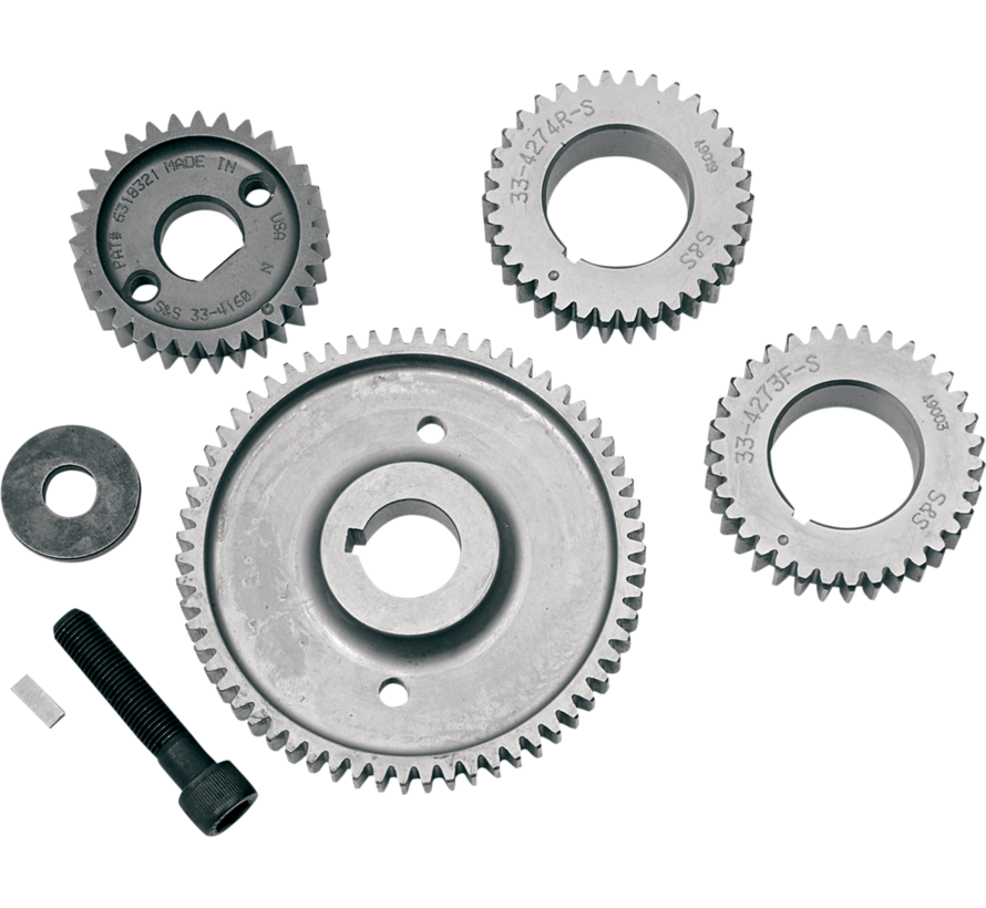 4 Gear Set for Gear-Driven Cams  Fits:> 07-17 TC