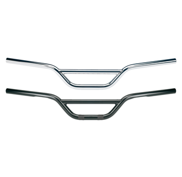 Biltwell Moto handlebar - dimpled black or chrome Fits:> 82-21 H-D (exclude. e-throttle; 88-11Springers)