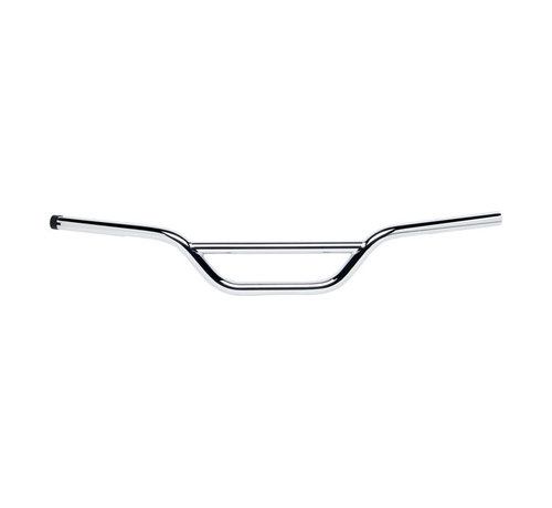 Biltwell Moto handlebar - dimpled black or chrome Fits:> 82-21 H-D (exclude. e-throttle; 88-11Springers)