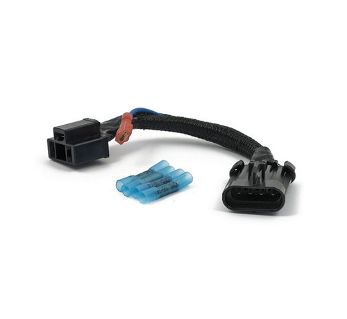 Cust. Dyn. LED Adaptor harness Fits:> most 7 inch headlight