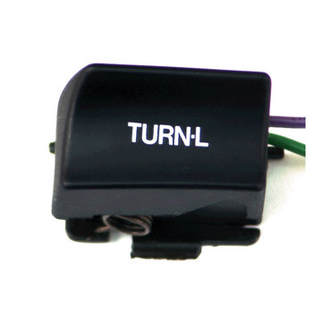 TC-Choppers Interruptores de señal de giro izquierda o derecha, negro o cromado Compatible con: > 82-95 HD