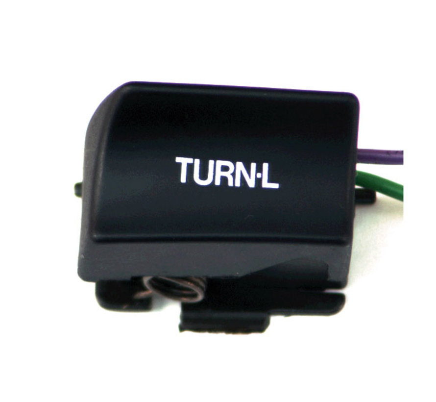 Interruptores de señal de giro izquierda o derecha, negro o cromado Compatible con: > 82-95 HD