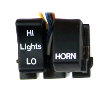 TC-Choppers Interruptores Hi/Low/Horn negros o cromados Compatible con: > 82-95 HD