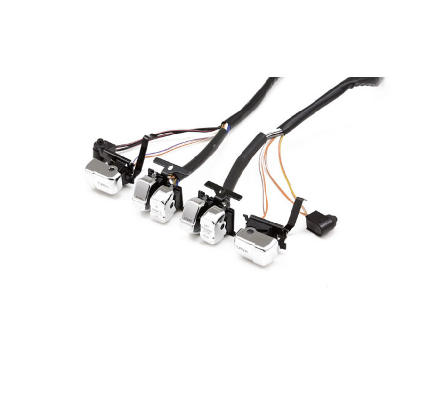 Handlebar wire & switch kit Fits: > 96-99 B.T., TC, XL