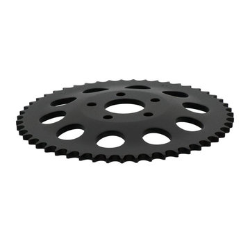 TC-Choppers Sprocket chain rear drive 12mm off-set 48 Tooth , Black Chrome or Zinc
