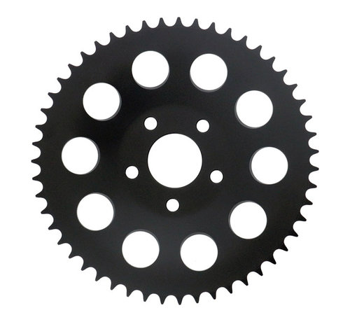 TC-Choppers Sprocket chain rear drive 12mm off-set  47 Tooth, Black Chrome or Zinc