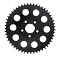 Sprocket chain rear drive 12mm off-set  47 Tooth, Black Chrome or Zinc