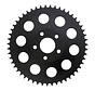 Sprocket chain rear drive 12mm off-set 51 Tooth , Black Chrome or Zinc