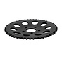 Sprocket chain rear drive 12mm off-set 49 Tooth , Black Chrome or Zinc