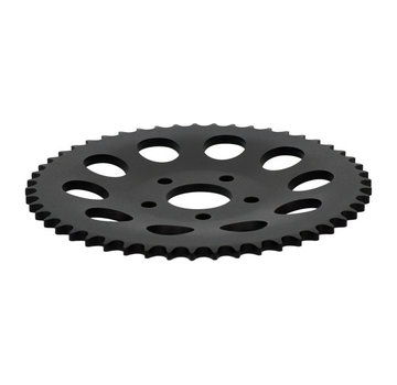 TC-Choppers Sprocket chain rear drive 6 mm off-set 49 Tooth , Black Chrome or Zinc