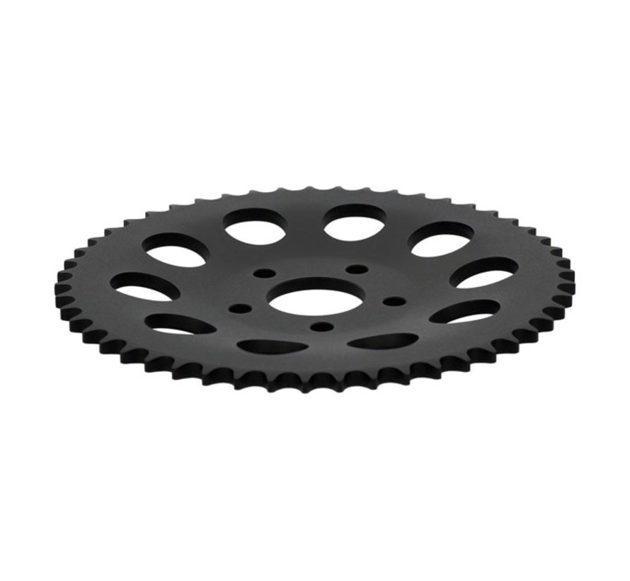 Sprocket chain rear drive 6 mm off-set 49 Tooth , Black Chrome or Zinc