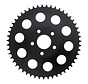 Sprocket chain rear drive 6 mm off-set 51 Tooth , Black Chrome or Zinc