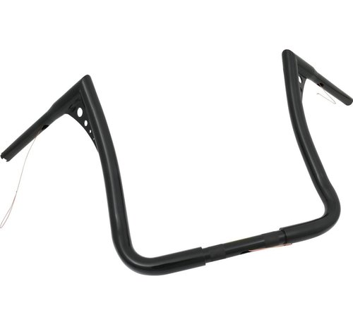 Santee ‘Bonanza’ Handlebars  black ‘Bonanza’ Handlebars 15 inch   black or chrome  Fits:> 84-13 FLH/T  Fits:> 84-13 FLH/T