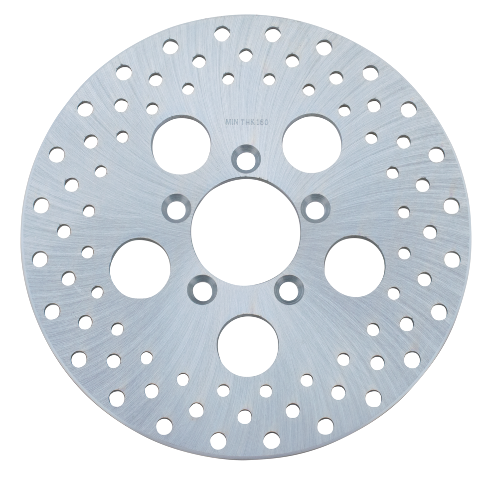 Drilled Stainless Steel brake rotor Taco Motos Amsterdam