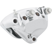 TC-Choppers Front chrome brake calipers front Fits:>00-07 FLT, Dyna, Softail, 00-03 XL, 04-06 Vrod