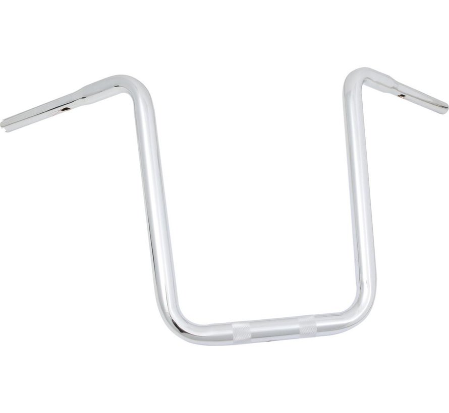 17  Ape Hanger Handlebar 1 1/4", Fits:> 1.25 inch riser clamb area