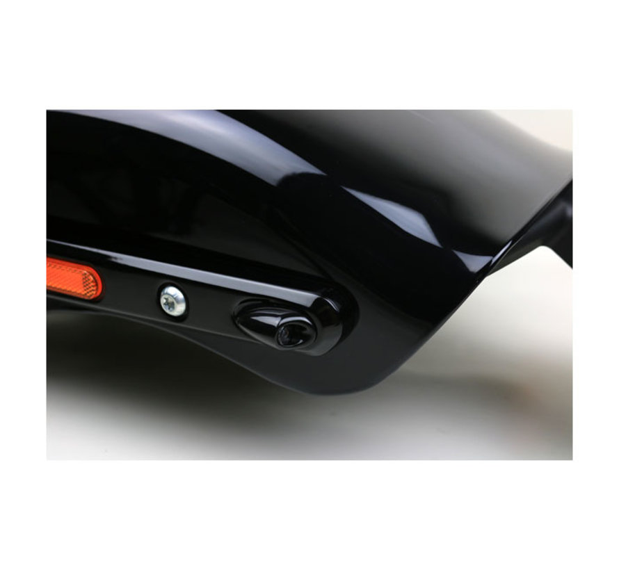 Mini fender strut 3-1 taillight/turn signal combo  Fits: > 18-20 M8 Softail; most 02-20 Sportster, Dyna, Softail