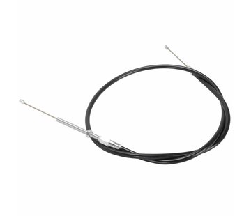 Zodiac clutch cable Standard Black Fits:> 68-86 FX, FL & FXST Softail 4-speed