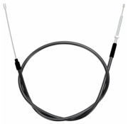 Zodiac cable de embrague Todo negro Compatible con:> 1968-1986 FX, FL y FXST Softail de 4 velocidades