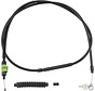 cable de embrague Stealth All Black Compatible con:>06-17 Dyna, 07-14 Softail y 07 Touring