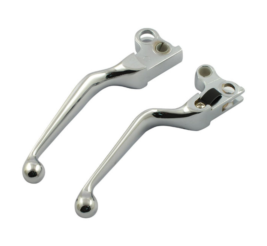 lever set  Fits: > 82-95 Bigtwins and XL Sportster