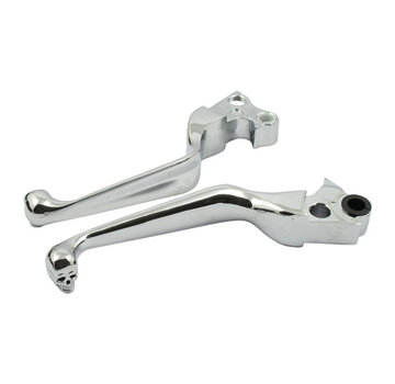 TC-Choppers Levers Skull Fits:>96-17 Dyna; 96-14 Softail; 96-07 Touring; 96-03 XL