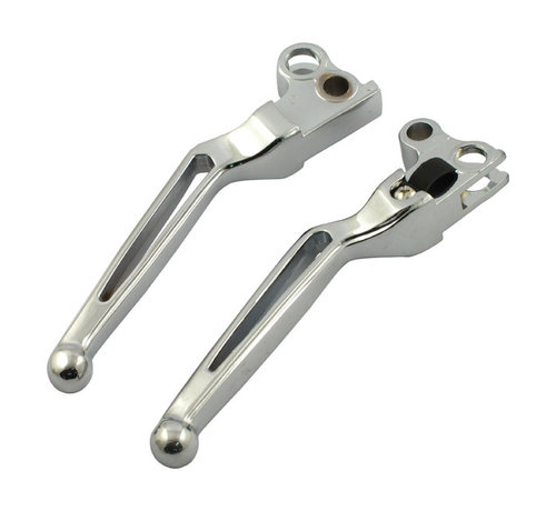 TC-Choppers juego de manetas Slotted Fits:> 82-95 Bigtwin, XL Sportster