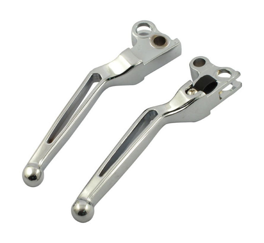 lever set Slotted Fits:> 82-95 Bigtwin, XL Sportster