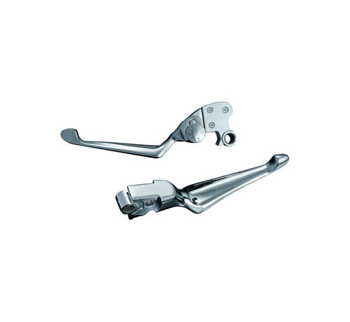 Kuryakyn adjustable clutch lever and non-adjustable brake lever 96-17 Bigtwins and Sportster