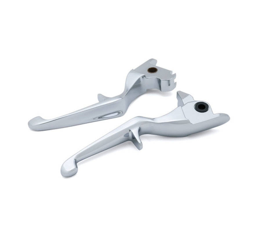 Trigger Blades handlebar levers Fits: > Hydraulic operated clutch - 14-16 Touring (exclude FLHR, FLHRC, Trikes)